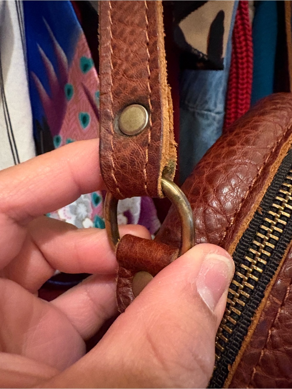 Portland Leather Goods | Large Circle | Nutmeg - Picture 8 of 14